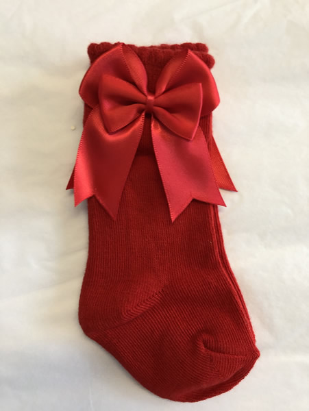 Red Bow Socks